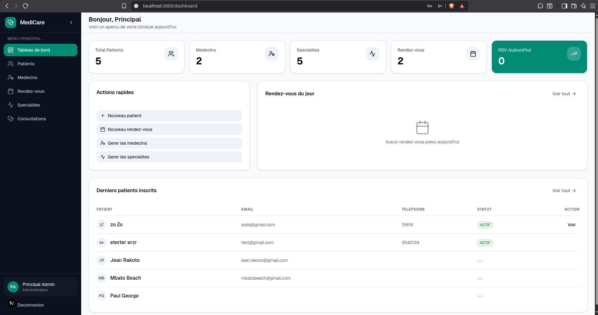 Mini ERP - Gestion d'entreprise